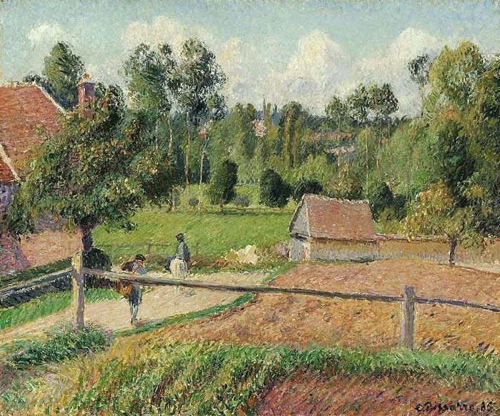 Camille Pissarro View from the Artist's Window Norge oil painting art